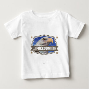 Eagle-Let Freedom Ring Baby T-Shirt
