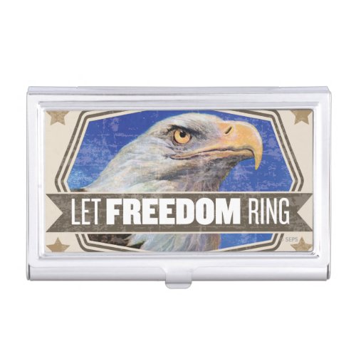 Eagle_Let Freedom Ring Case For Business Cards