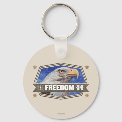 Eagle_Let Freedom Ring Keychain