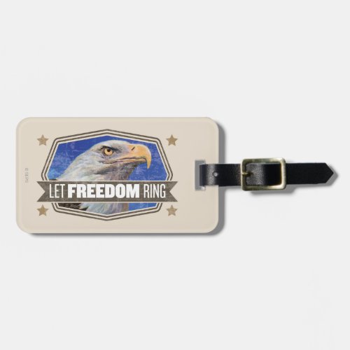 Eagle_Let Freedom Ring Luggage Tag