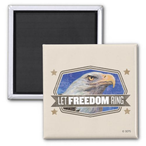 Eagle_Let Freedom Ring Magnet