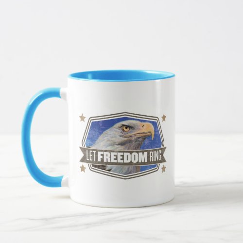 Eagle_Let Freedom Ring Mug