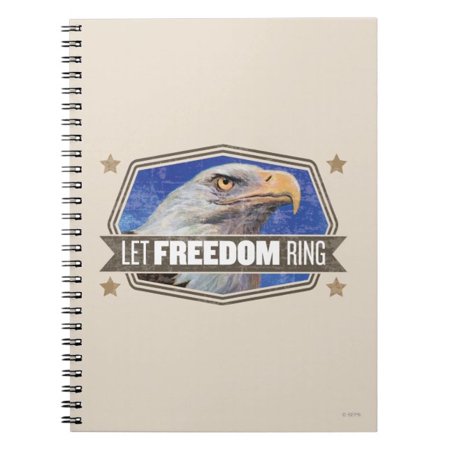 Eagle-Let Freedom Ring Notebook (Front)