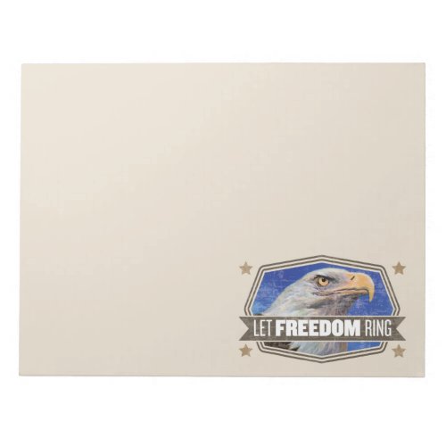 Eagle_Let Freedom Ring Notepad