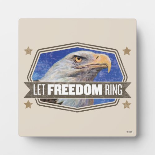 Eagle_Let Freedom Ring Plaque