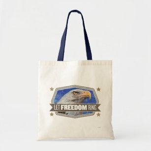 Eagle-Let Freedom Ring Tote Bag