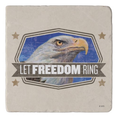 Eagle_Let Freedom Ring Trivet