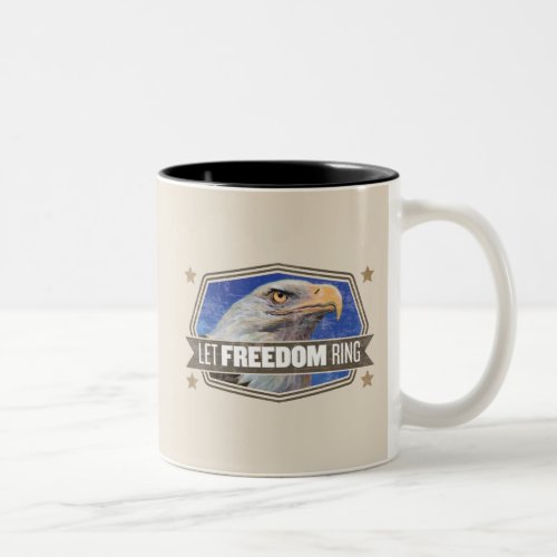 Eagle_Let Freedom Ring Two_Tone Coffee Mug