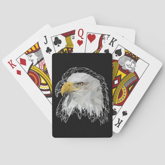 Eagle Lowpoly Poker Cards (Back)