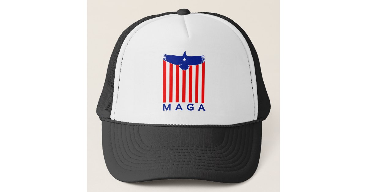 EAGLE MAGA TRUCKER HAT | Zazzle