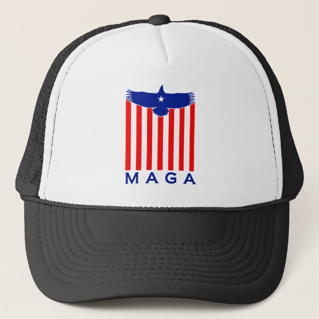 EAGLE MAGA TRUCKER HAT (Front)