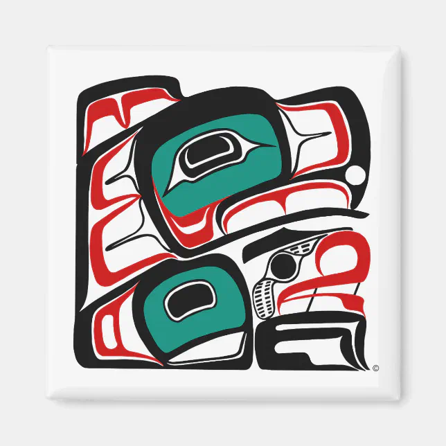 Eagle Magnet - NW Native American Formline Style | Zazzle