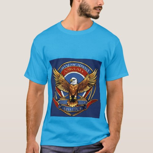  Eagle Majestic T_Shirt with Sticker Design