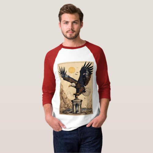 Eagle Majesty Unleash the Soaring Spirit in our  T_Shirt