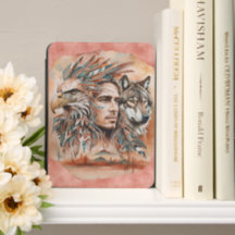Eagle - Man - Wolf - watercolor art 1 - Fan Fun
