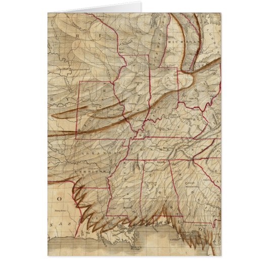 Eagle Map of the United States Cards (Front)