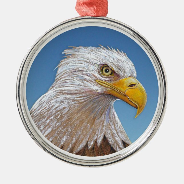 Eagle Metal Ornament (Front)