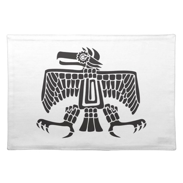 Eagle, Mexican hieroglyph(Maya) Placemat (Front)