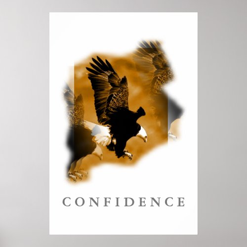 Eagle Motivational Confidence Art Posters