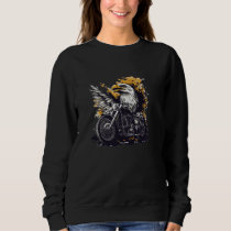 Eagle Motorcycle Costume Sweatshirt
