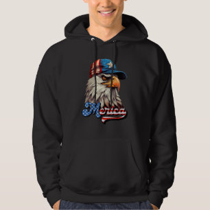 Eagle Mullet Sunglasses Merica 4th Of July USA Ame Hoodie