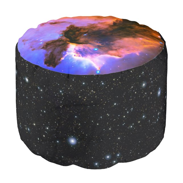 Eagle Nebula, M16 astronomy outer space image Pouf (Angled Front)