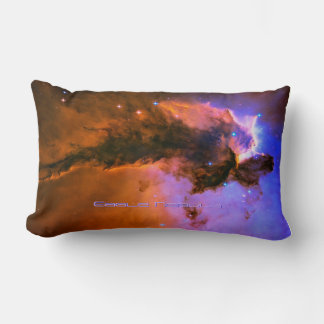 Eagle Nebula, M16 - outer space image Lumbar Pillow