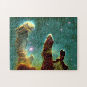Eagle Nebula Pillars in Beautiful Outerspace Jigsaw Puzzle
