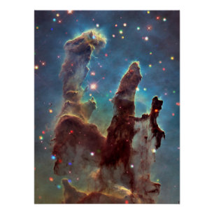 Eagle Nebula 'Pillars of Creation' - NGC 6611 Poster