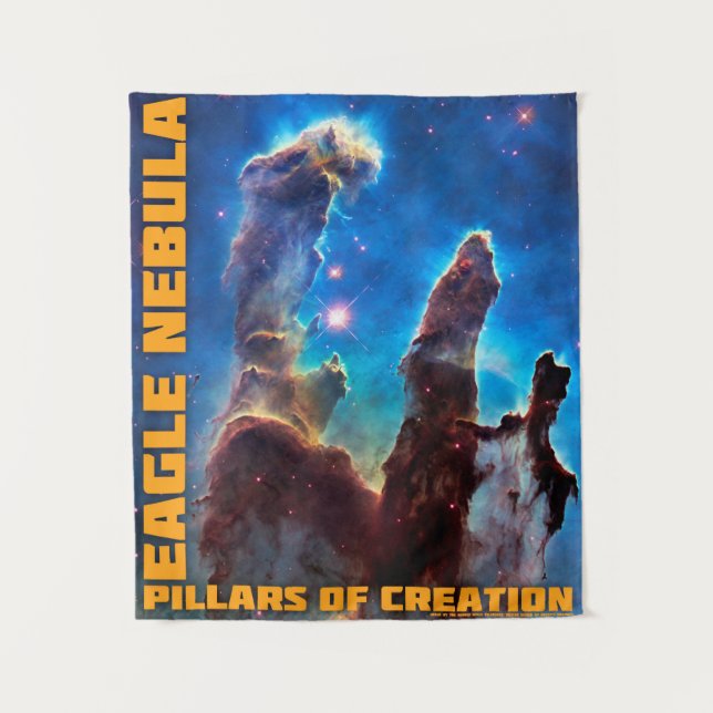 Eagle Nebula Pillars of Creation Small Tapestry (Front)