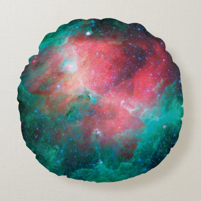 Eagle Nebula Round Pillow (Front)
