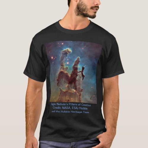 Eagle Nebulas Pillars of Creation T_Shirt