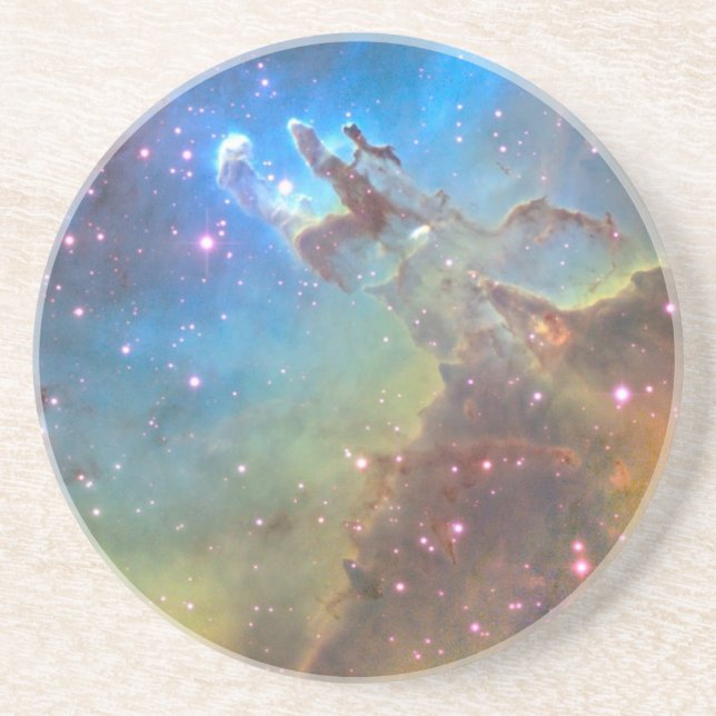 Eagle Nebula Sandstone Coaster (Front)