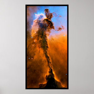 Eagle Nebula Stellar Spire NASA Hubble Space Photo Poster