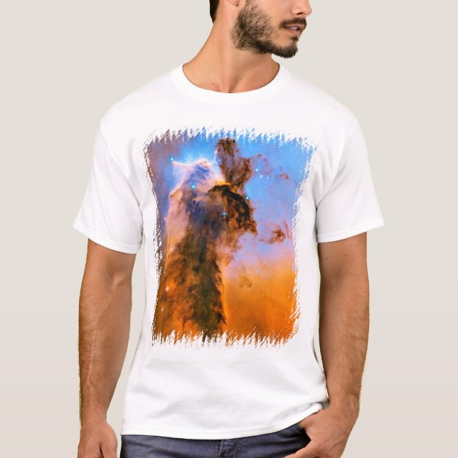 Eagle Nebula Stellar Spire NASA Hubble Space Photo T-Shirt (Front)
