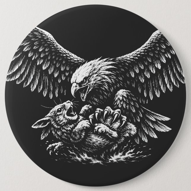 Eagle of Ashes by BurnsInHell Button (Front)
