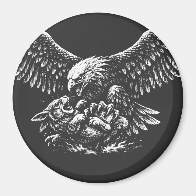 Eagle of Ashes by BurnsInHell Magnet (Front)