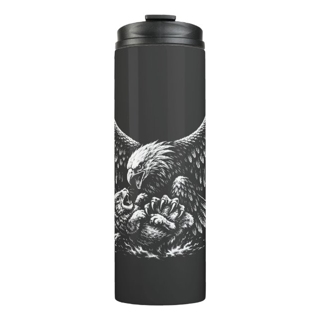 Eagle of Ashes by BurnsInHell Thermal Tumbler (Front)