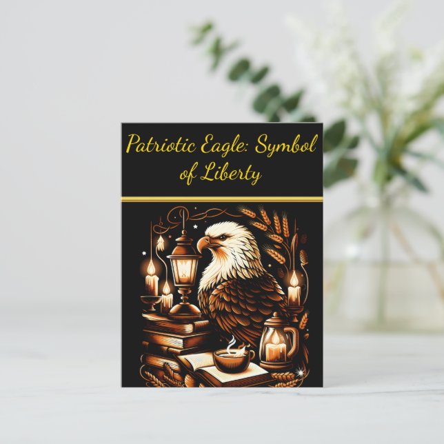 Eagle of Liberty and Knowledge Postcard (Standing Front)