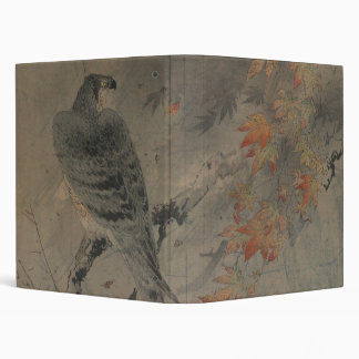 Eagle on a Maple Branch 3 Ring Binder