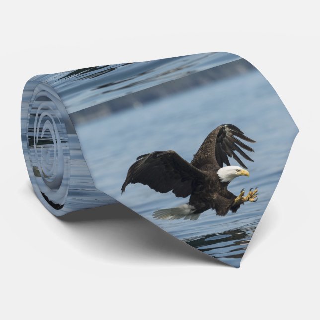 Eagle on Approach Neck Tie (Rolled)