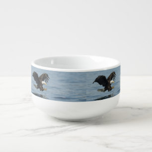 Eagle on Approach Soup Mug