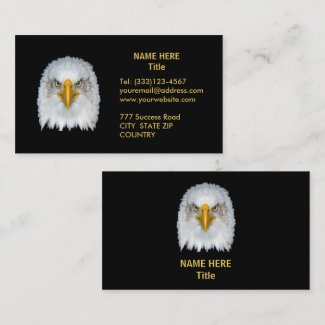 Eagle on Golden and Black Lawyer