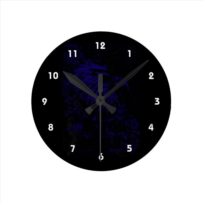 eagle original apparel affected design round wall clock