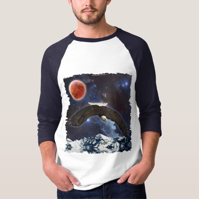 Eagle & Outer Space Fantasy Wildlife Shirt (Front)