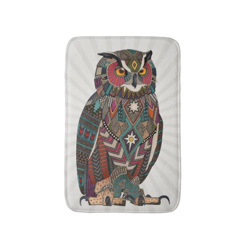 eagle owl bath mat