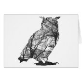 Eagle owl forest trees (Front Horizontal)