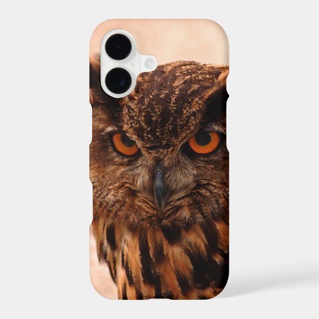Eagle owl... iphone case (Back)
