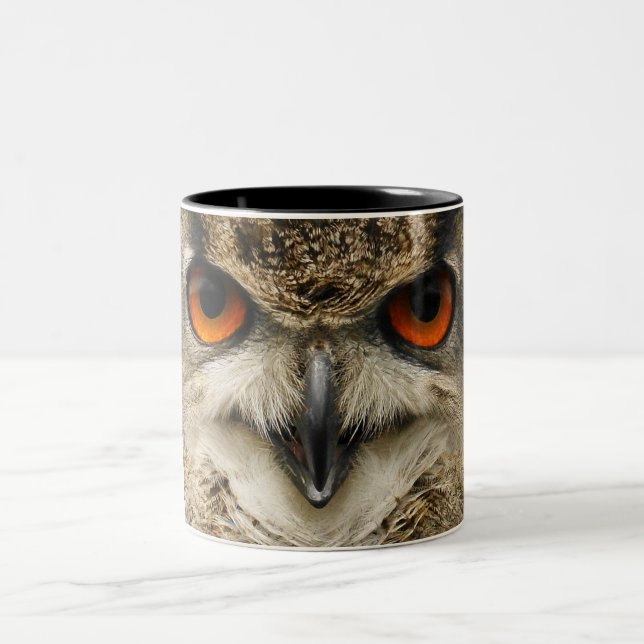Eagle Owl Mug - Wildelife Eagle Owl Mug (Center)
