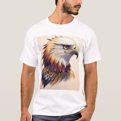 Eagle painting T_Shirt